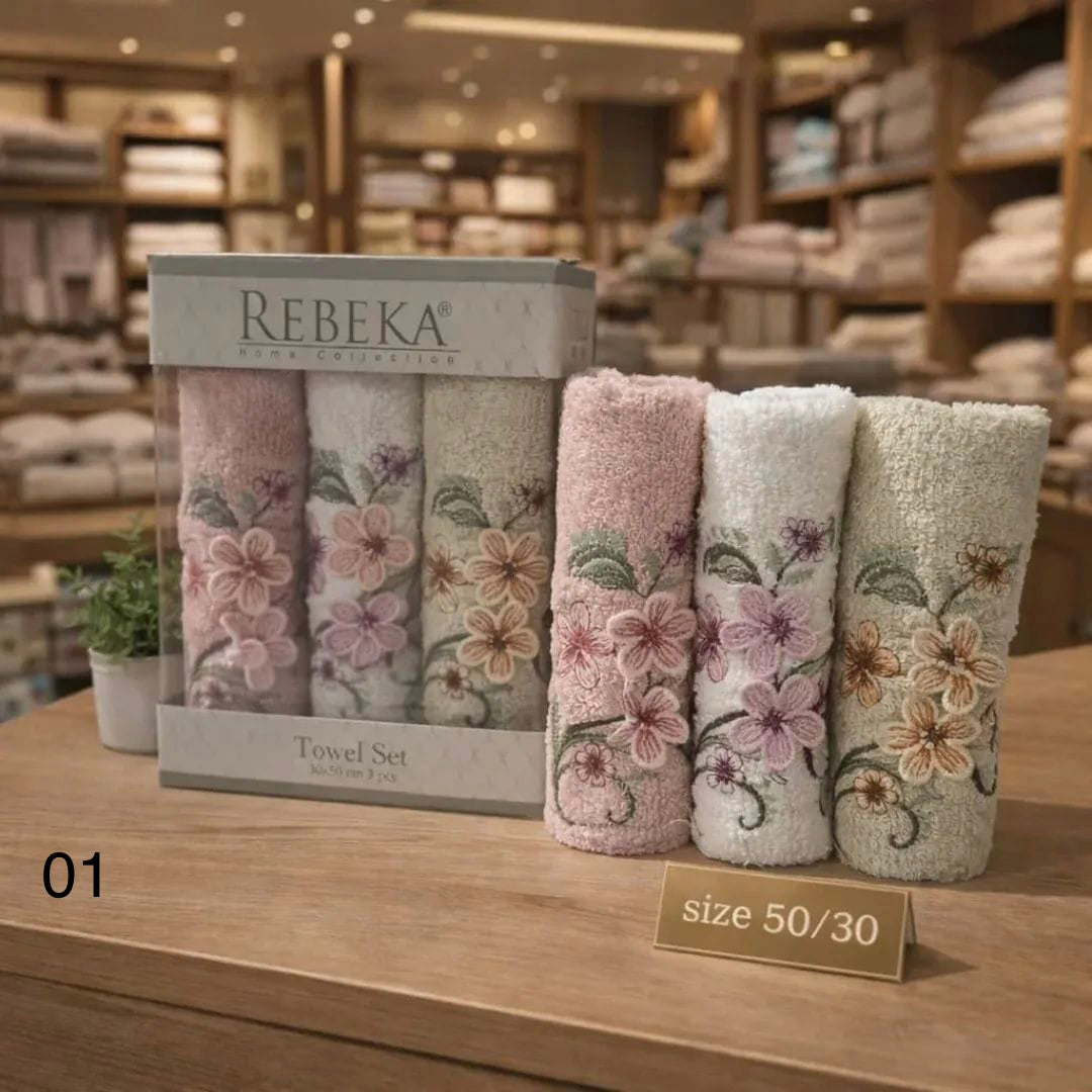 Mini Towel Box 3 Pcs - Rabeka