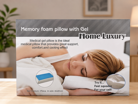 Gel Memory Foam Pillow - Home Luxuy