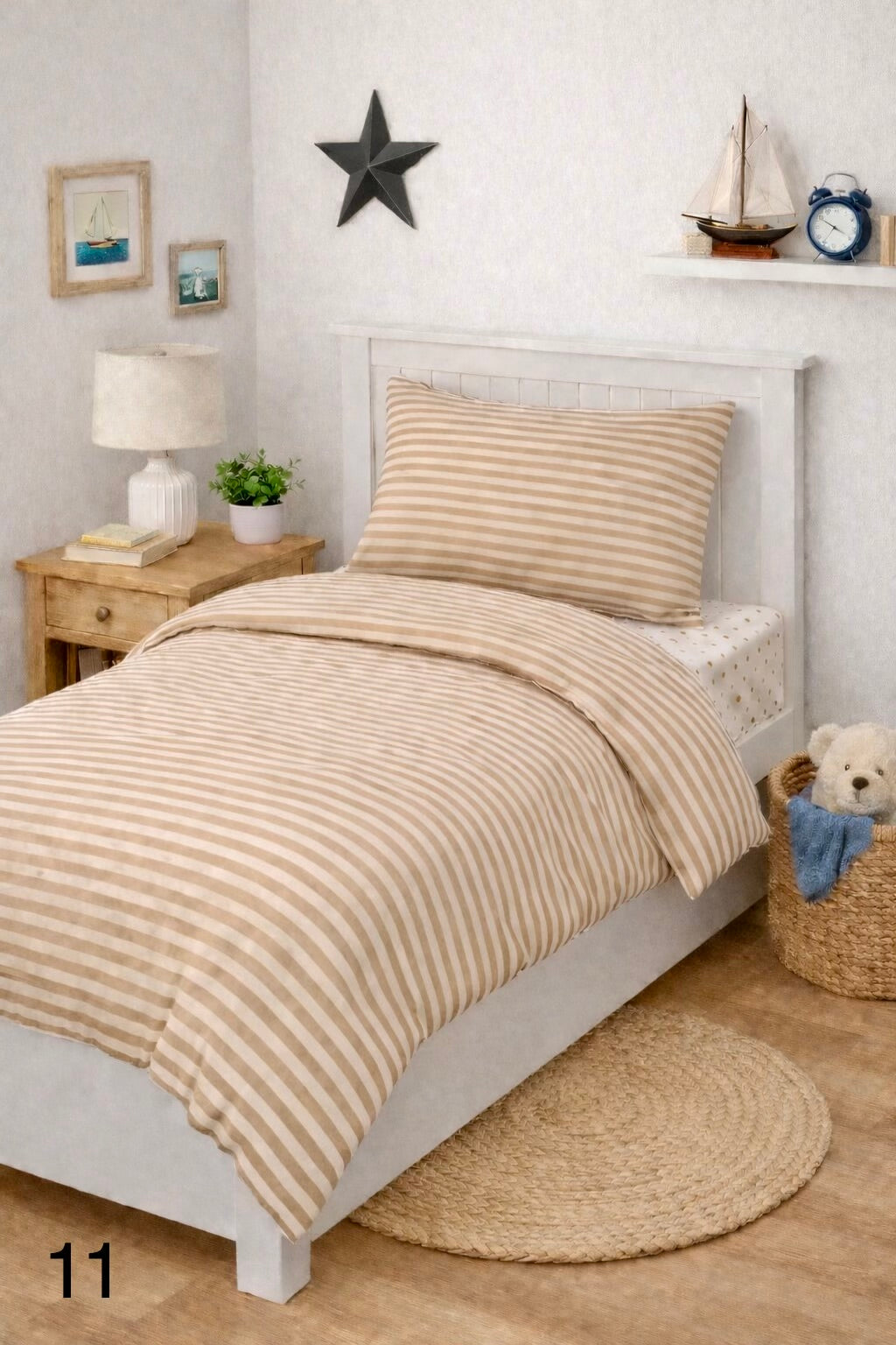 Cotton 100% Bed Set Single - Home Luxury