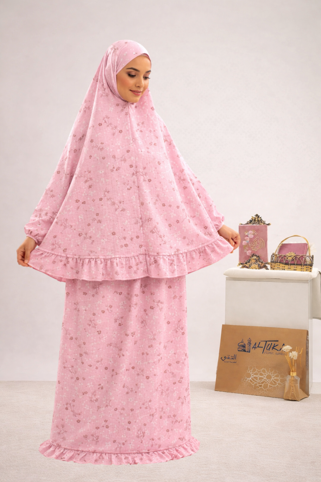 Women Prayer Set with Sleeves "Wild Flower"