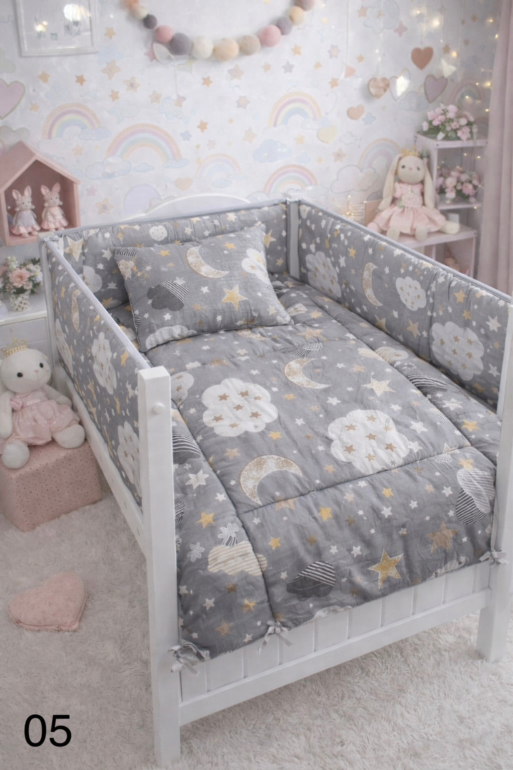 Baby Outline Bed Set - Home Luxury