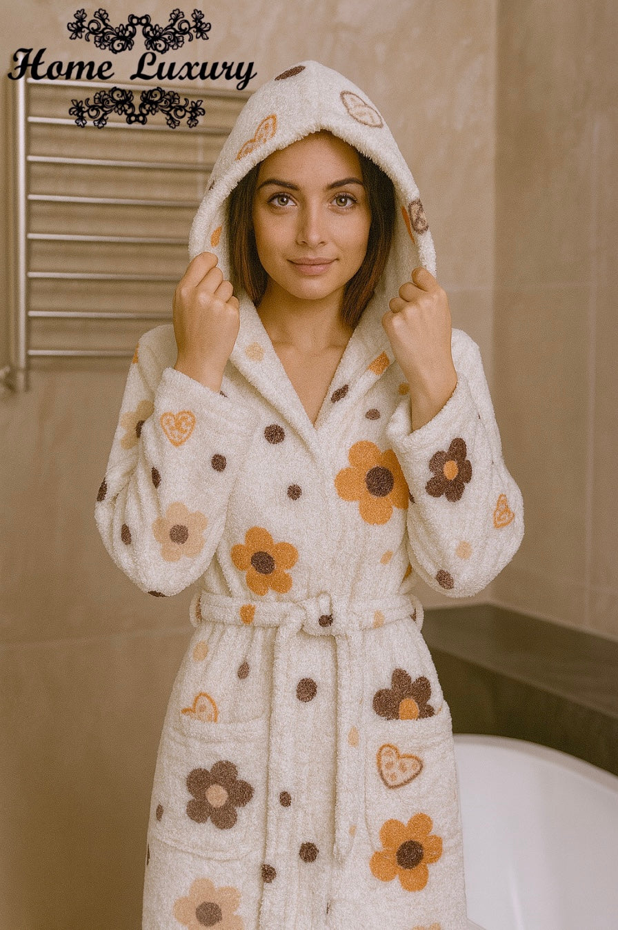 Printed Unisex Bathrobe - High Class