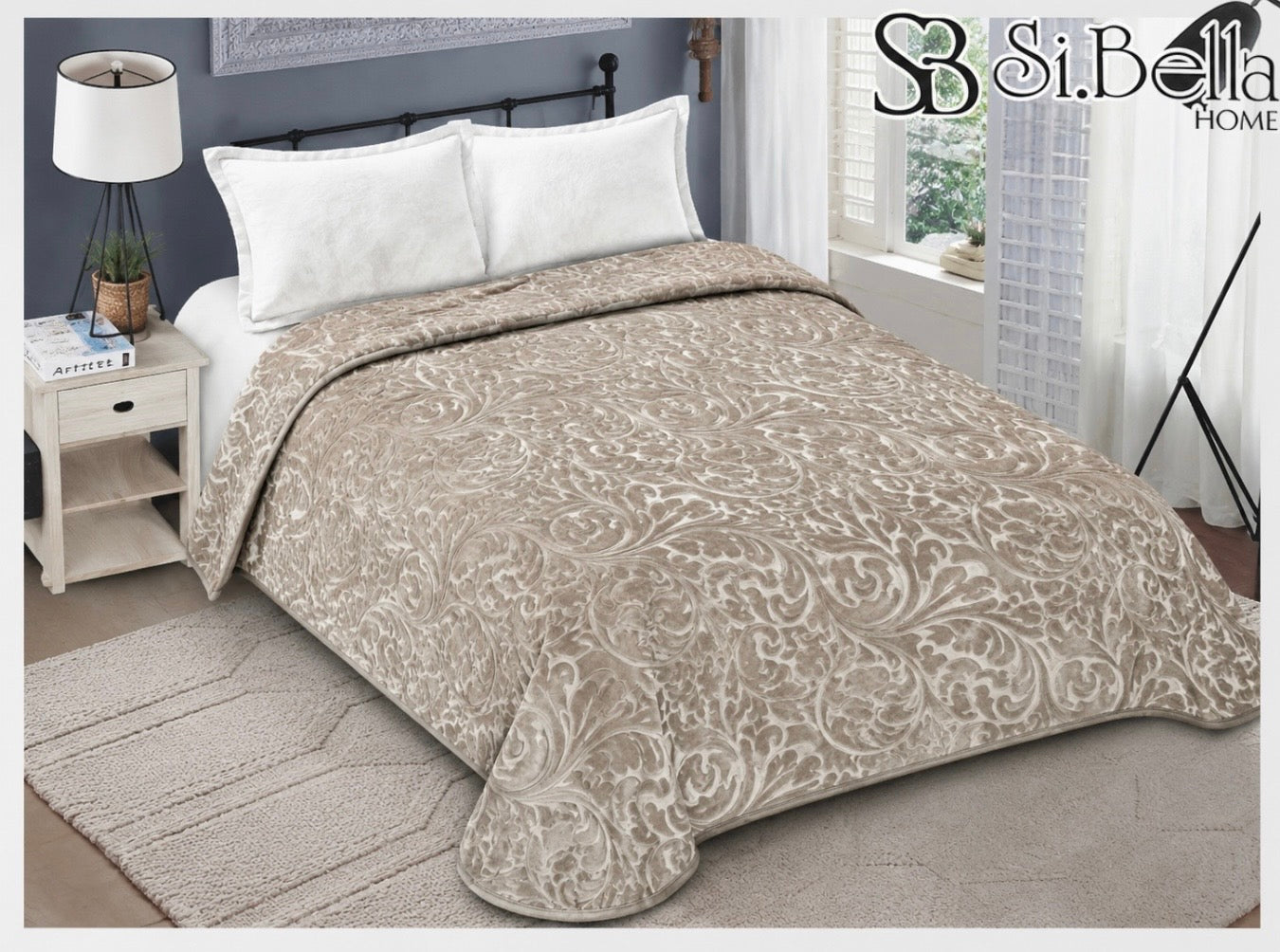 Plain Double Blanket - Bella