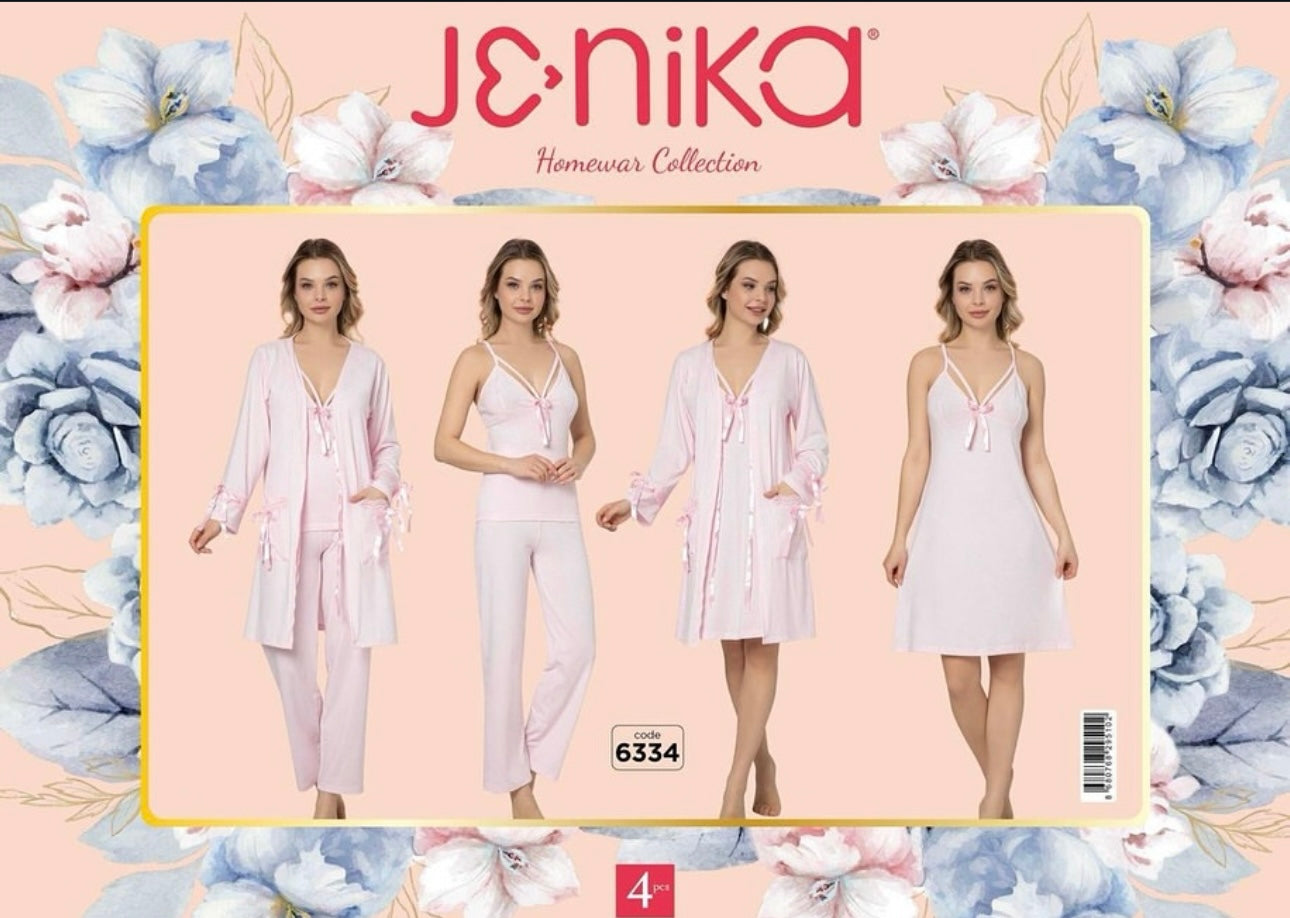 Women PJ Set 4 Pcs - Jenika