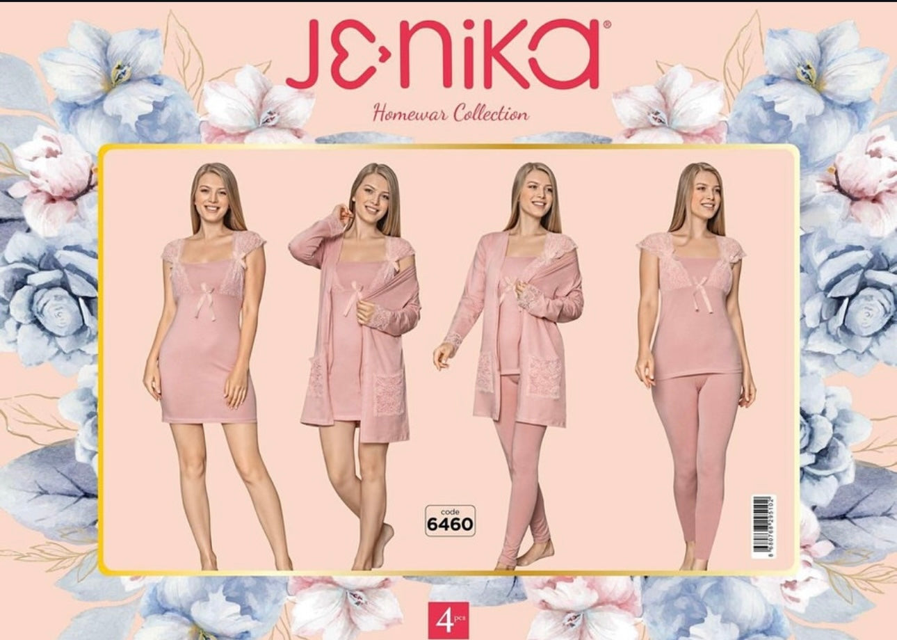 Women PJ Set 4 Pcs - Jenika