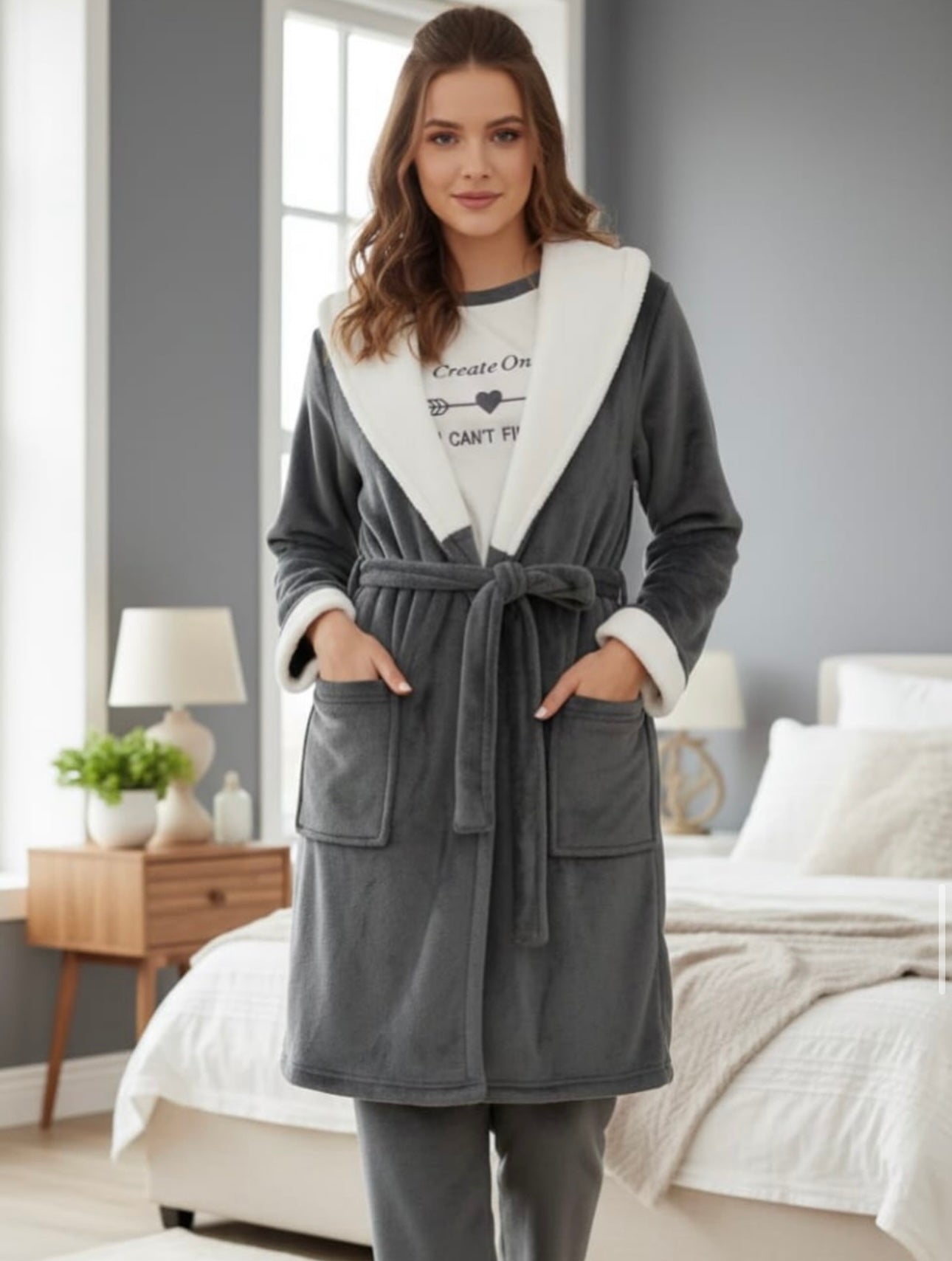 3 Pcs Women Pajama - Roy&Rayan