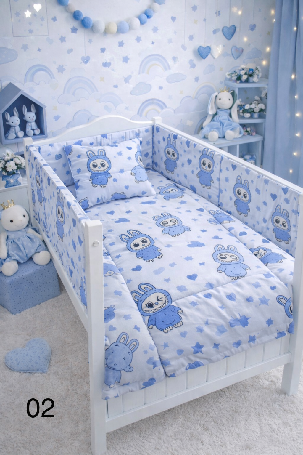 Baby Outline Bed Set - Home Luxury