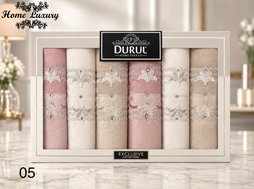 Embroidered Towel Box Set - Durul