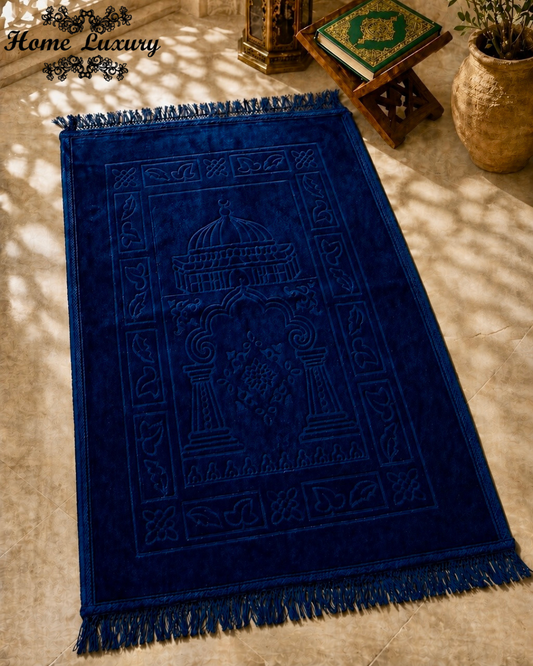 Printed Rectangle Padded Prayer Rug - Essence