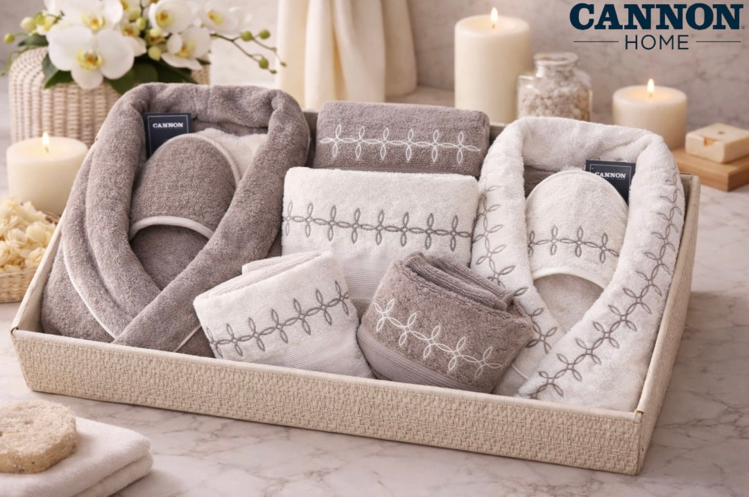 Bathrobe Set 12 Pieces - Cannon