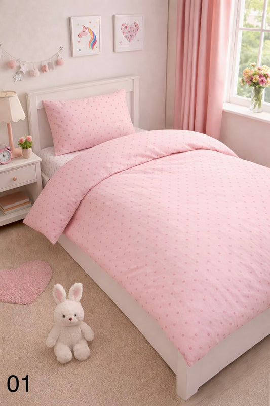 Cotton 100% Bed Set Single - Home Luxury