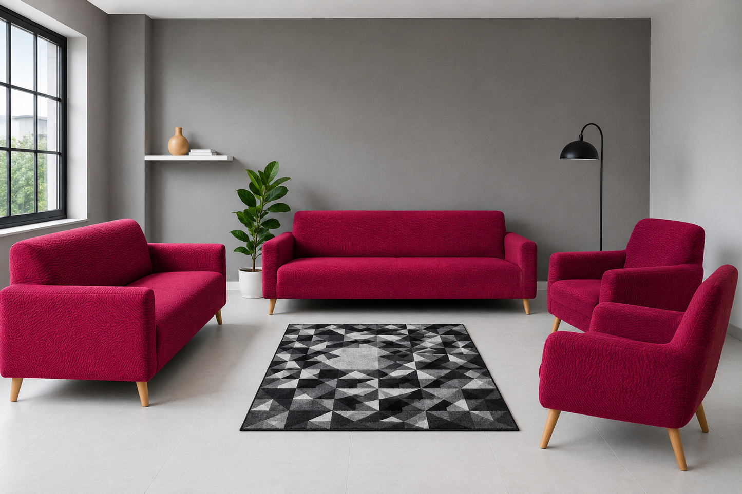 Jacquard Sofa Cover Set