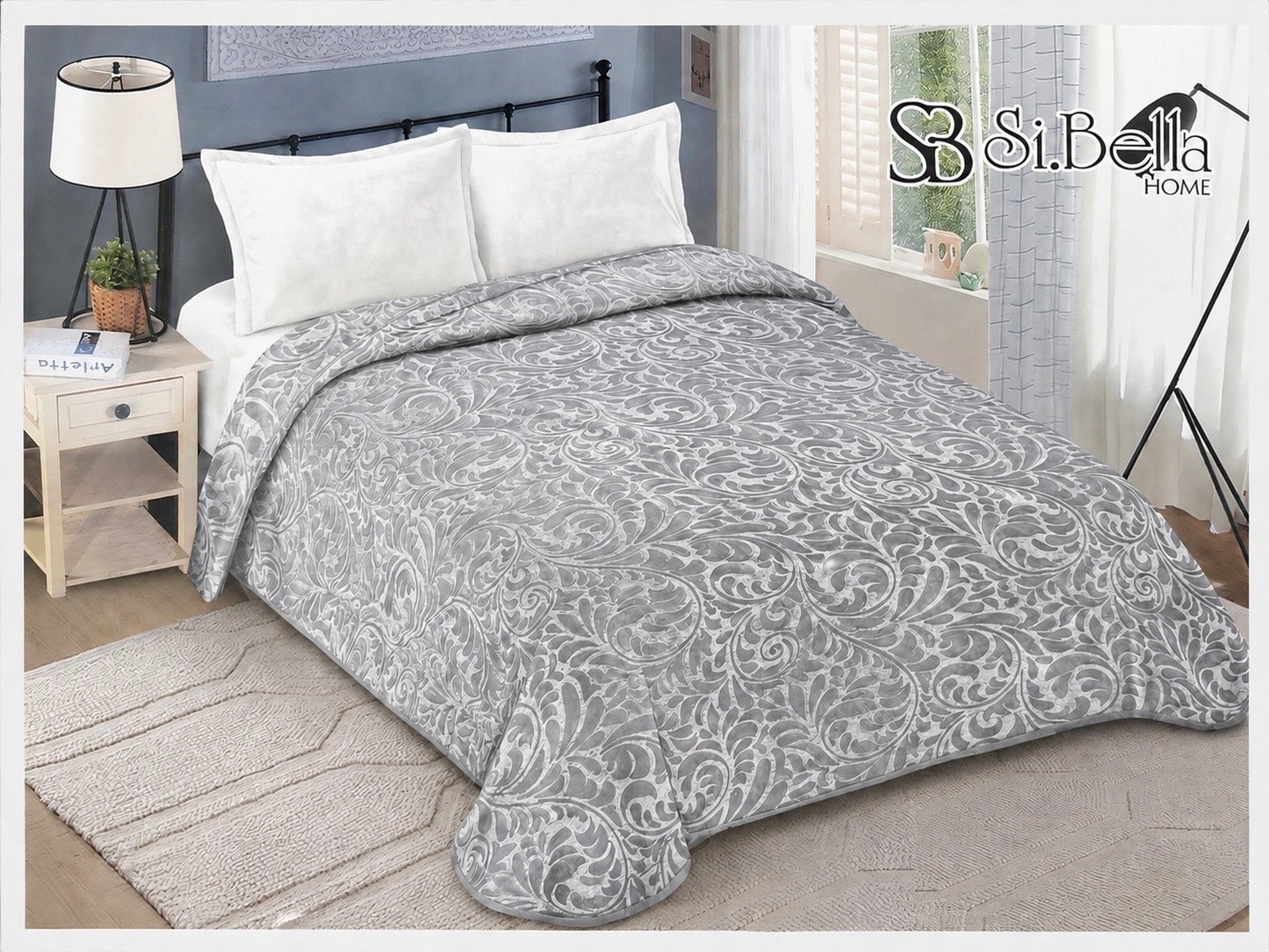 Plain Double Blanket - Bella