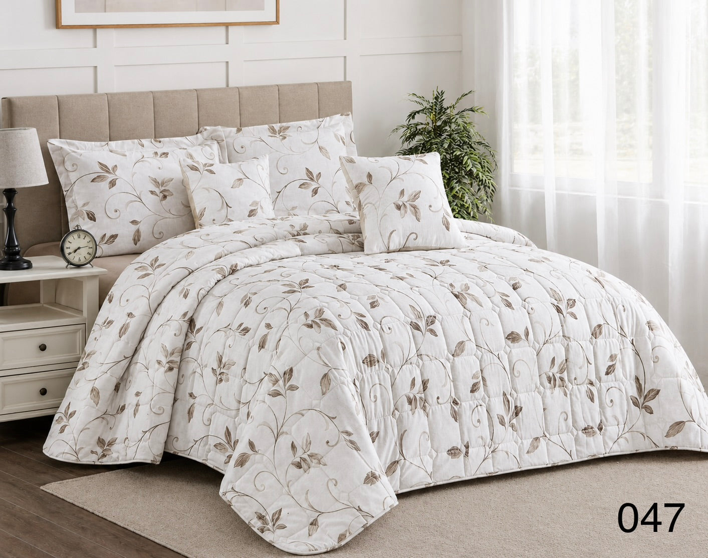 Printed Single Bedspread Set - Sweet Nights