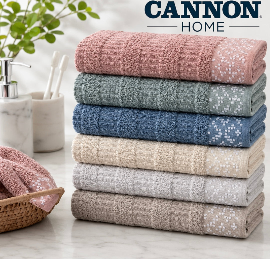 Geometric Jacquard Towel - Cannon