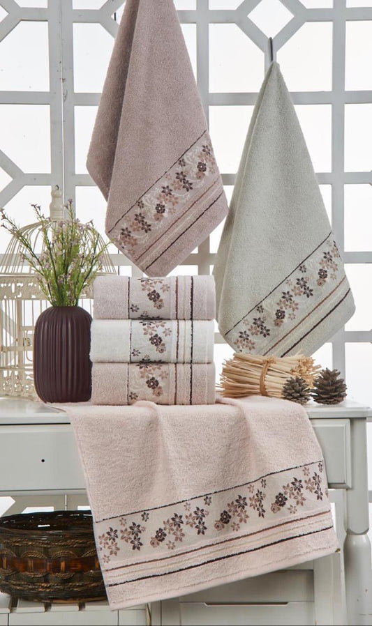 Floral Towel Jacquard - Purry