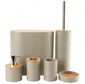 Oval Bathroom Accessory Set