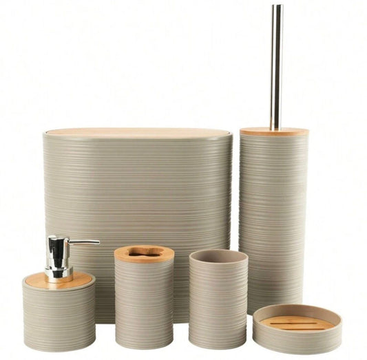 Oval Bathroom Accessory Set
