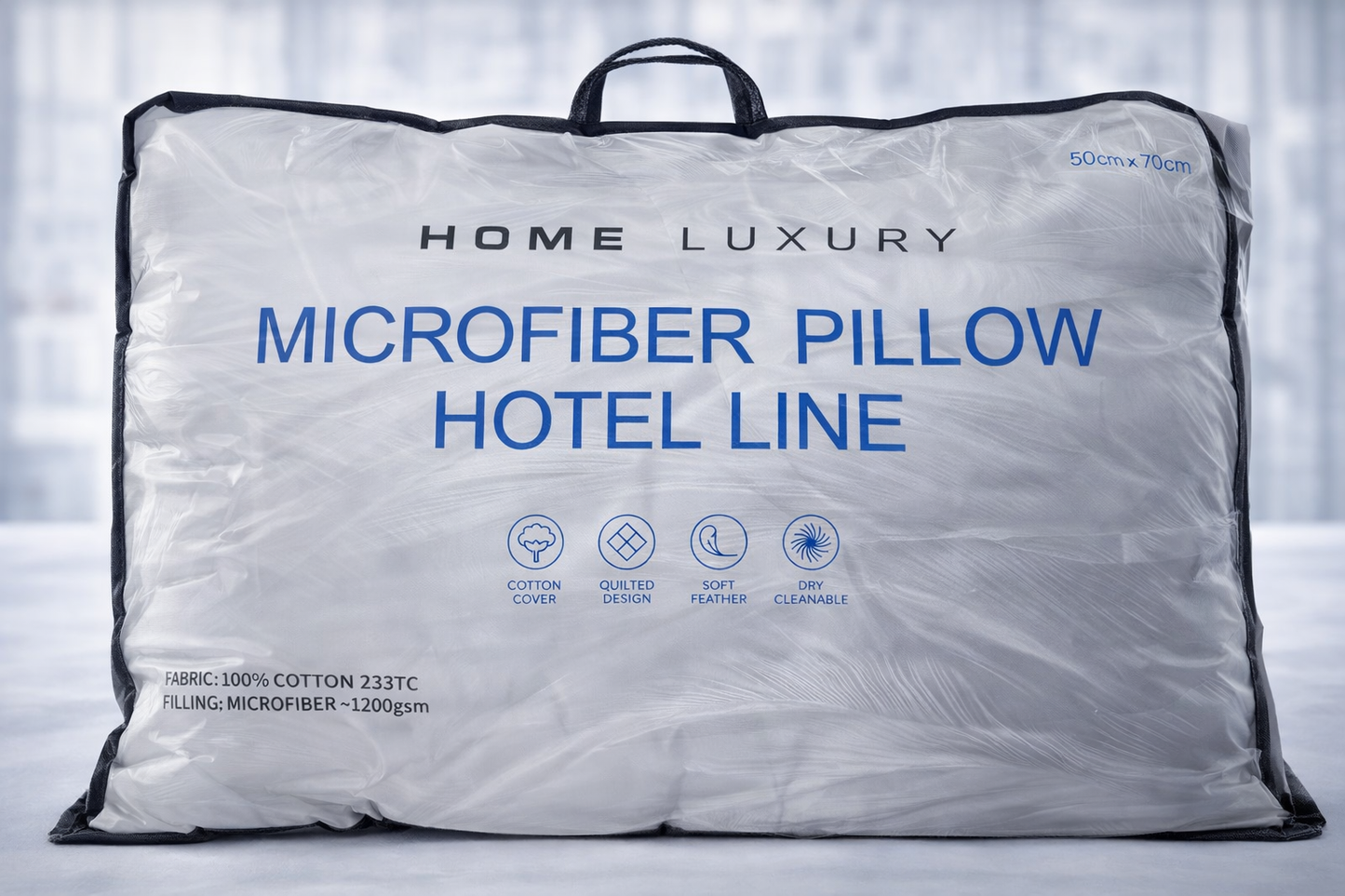 Microfiber Hotel Line Pillow - Home Luxury