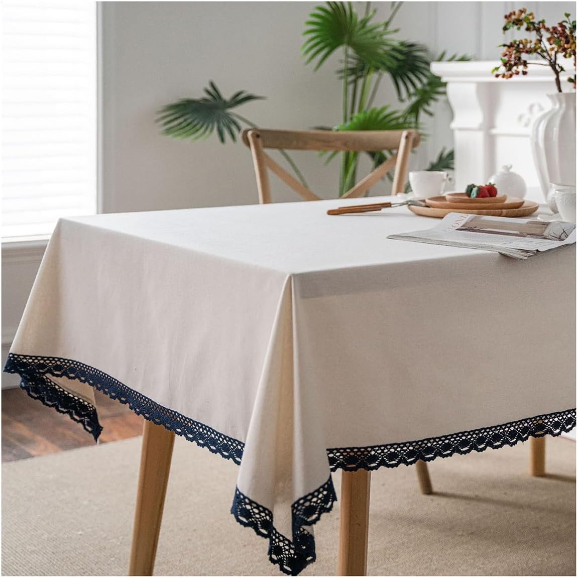 Tablecloth "Plain Lace Border" - Naonao