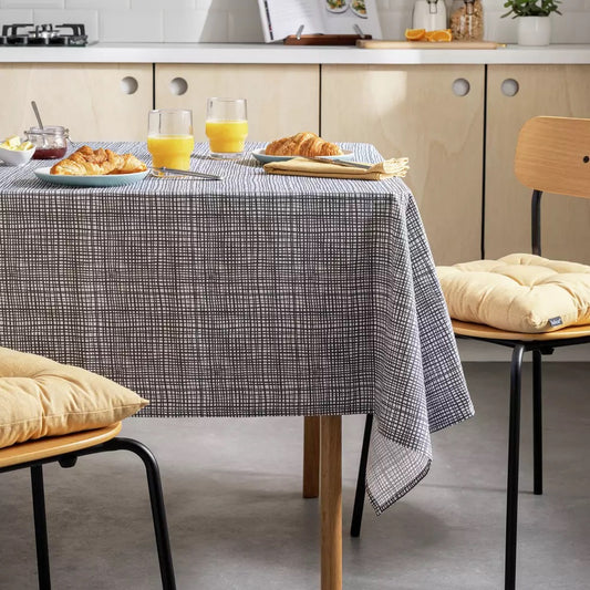 Tablecloth "Charcoal Grid" - Naonao