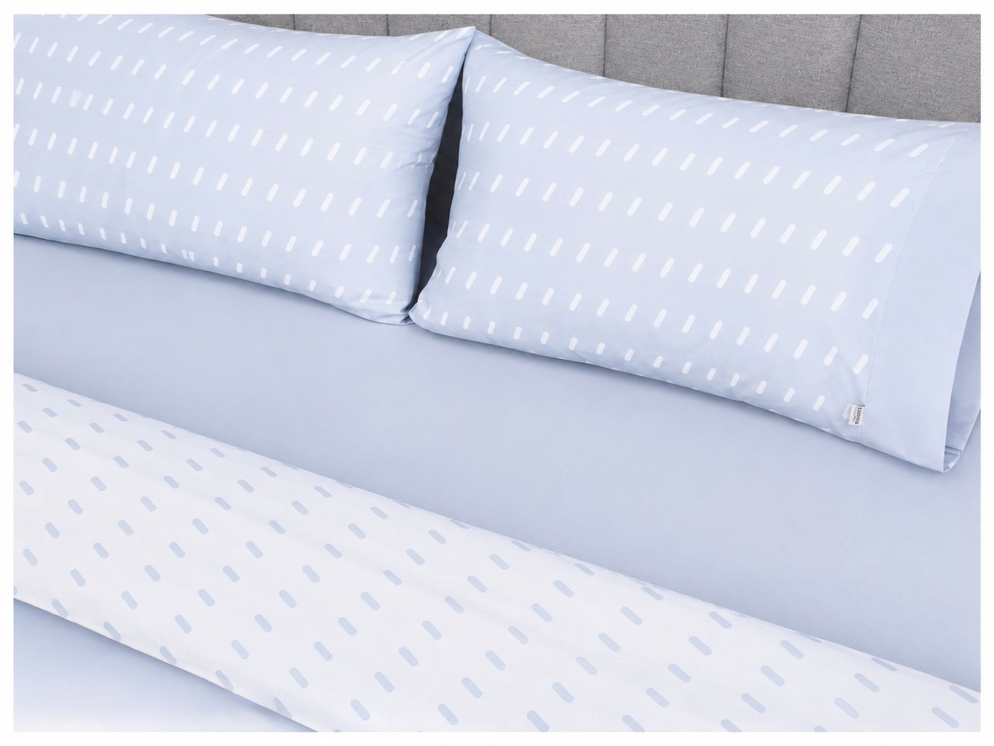 Sprinkle Print Double Fitted Sheet - Cannon