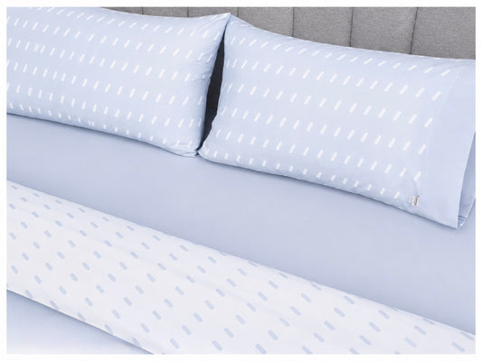 Sprinkle Print Double Fitted Sheet - Cannon