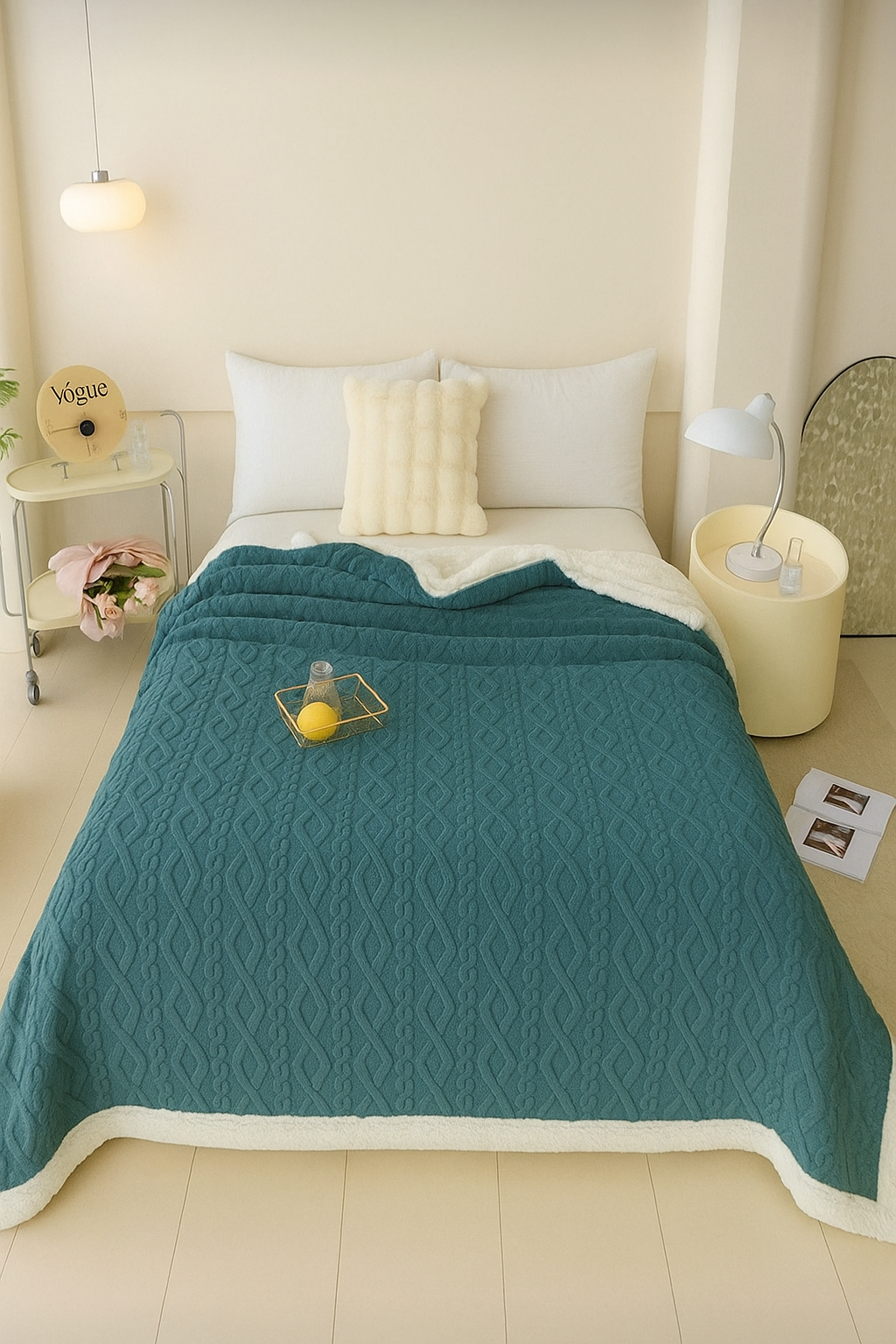 Double jacquard blanket - Home Luxury