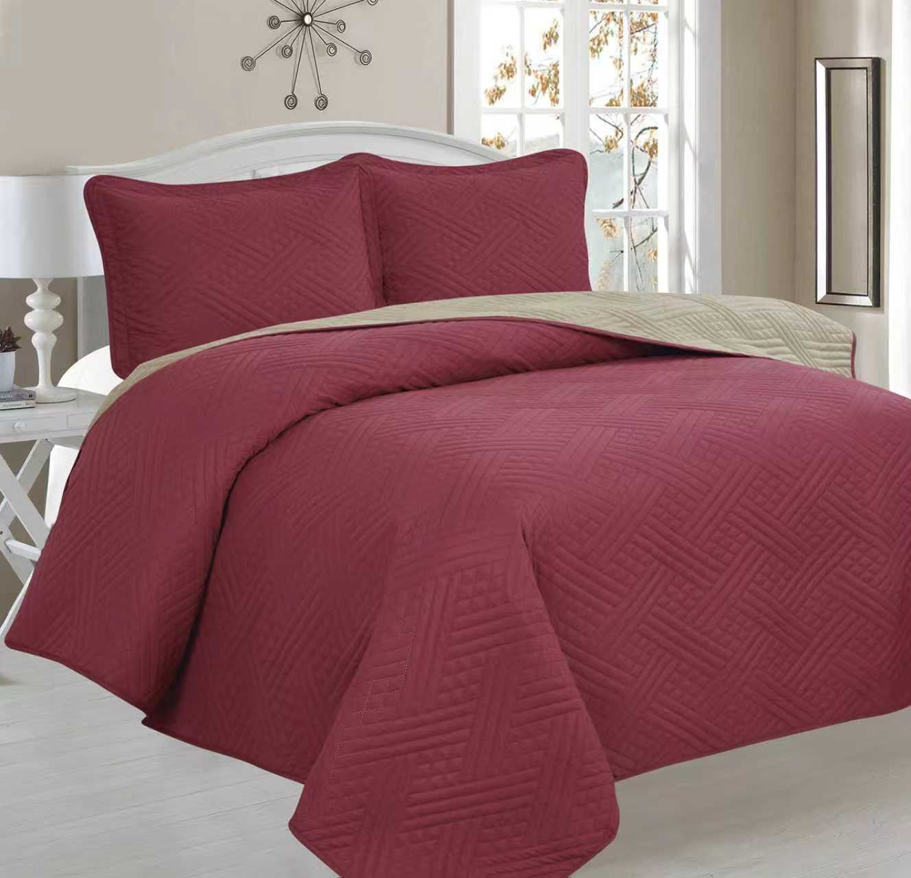Plain Single Bedspread - Home Luxury