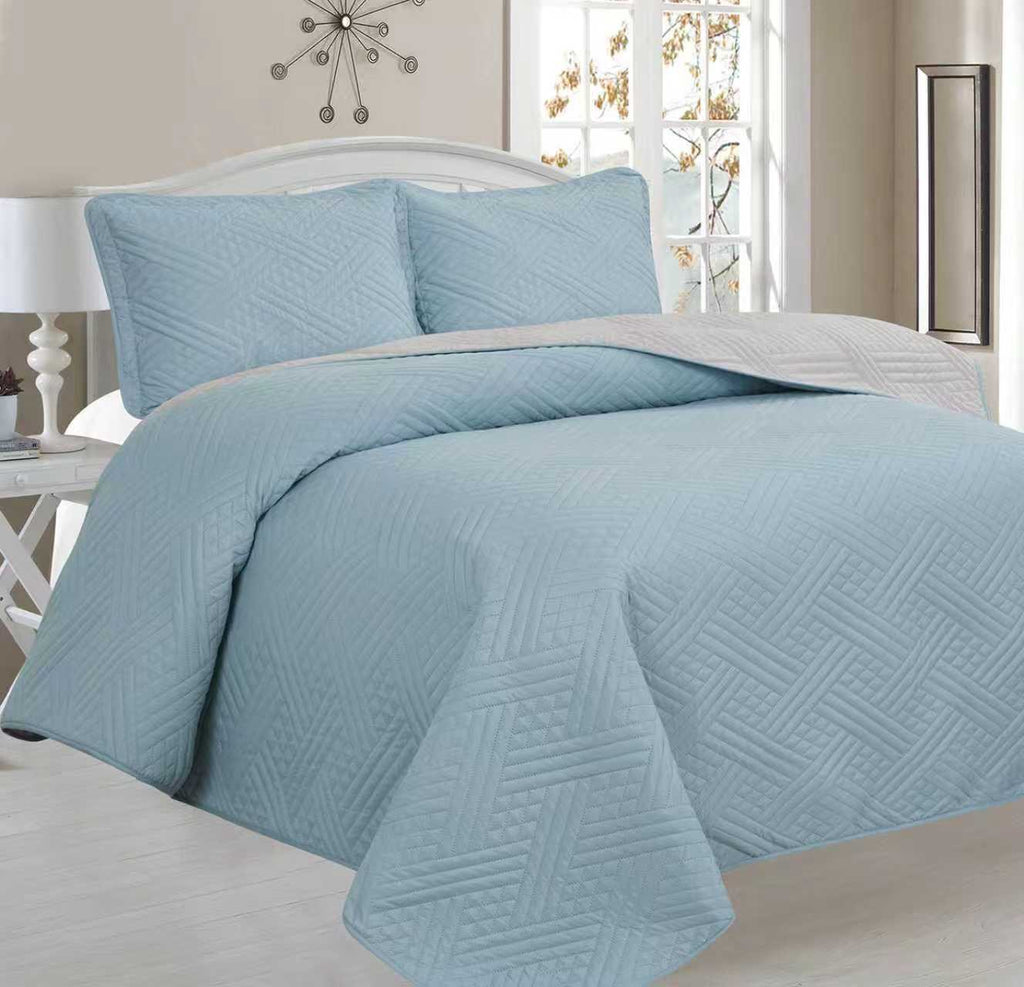 Plain Single Bedspread - Home Luxury