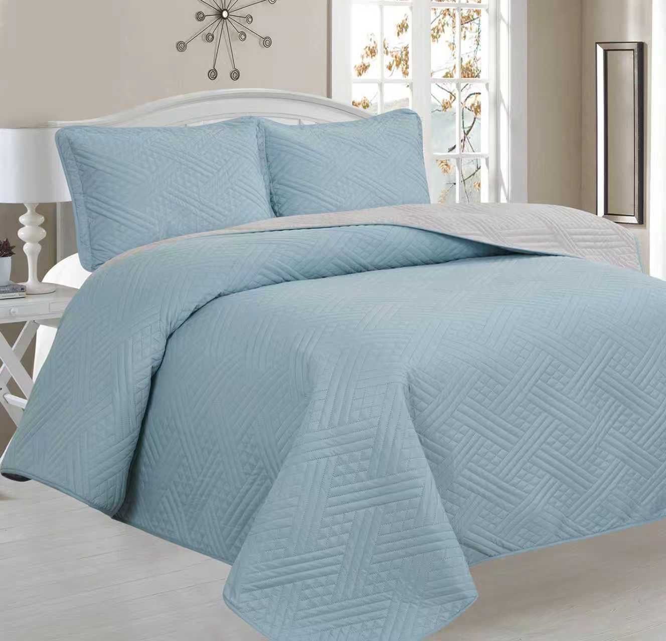 Plain Single Bedspread - Home Luxury