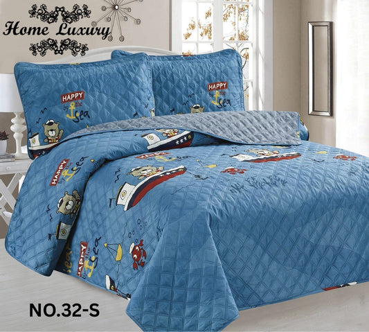Single Printed Bedspread - Home Luxury