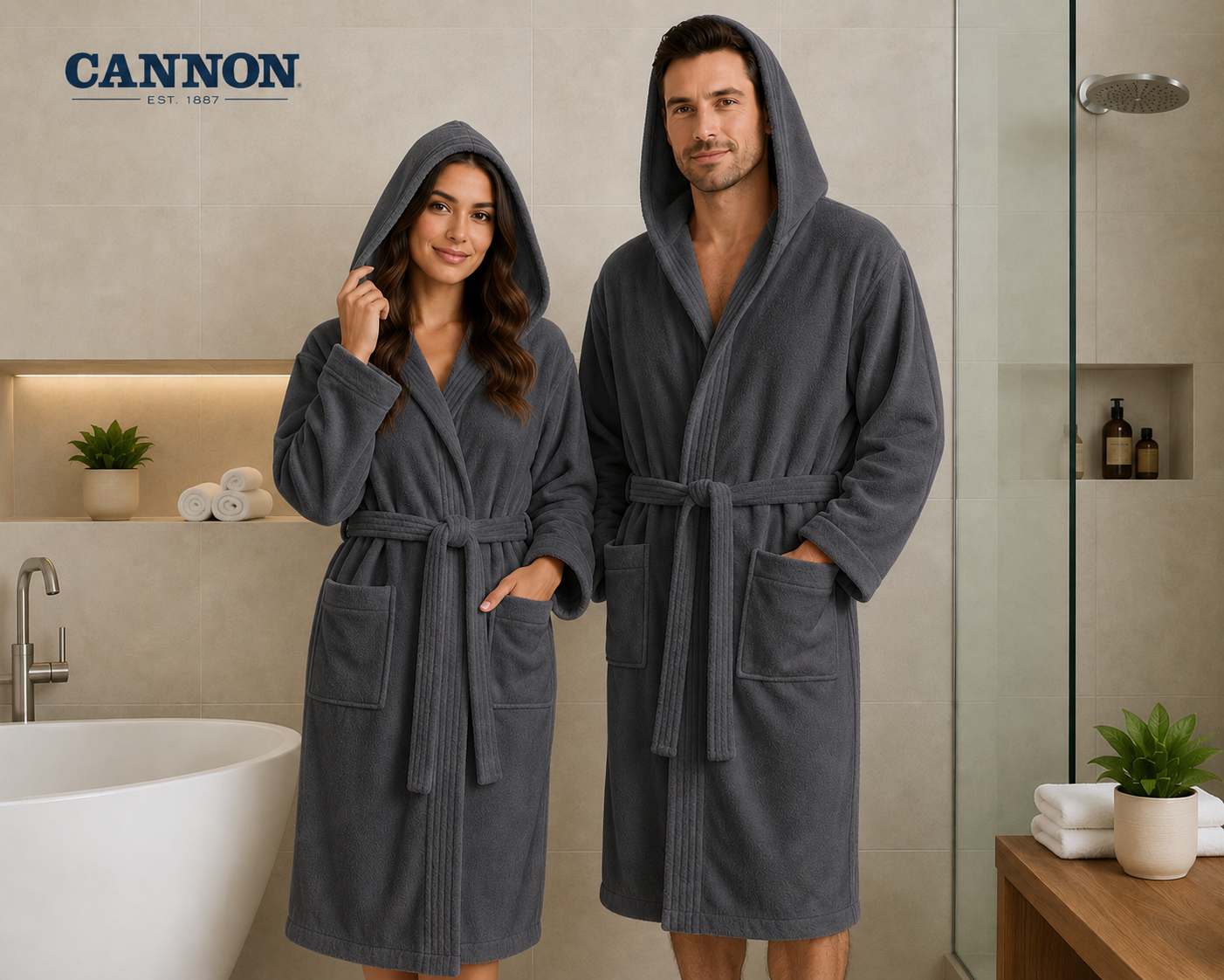Unisex Bathrobe - Cannon