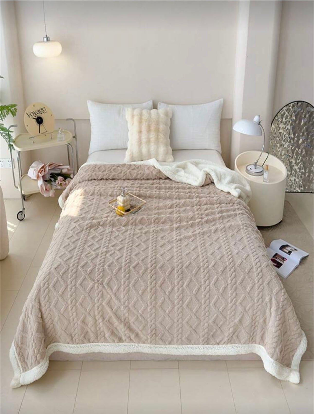 Single Jacquard Blanket - Home Luxury