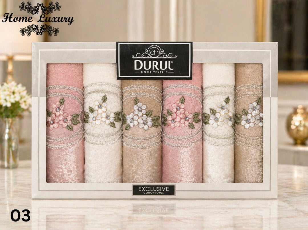Embroidered Towel Box Set - Durul