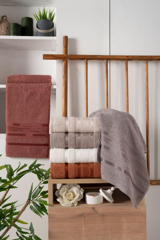 Harvest Line Jacquard Towel - Purry