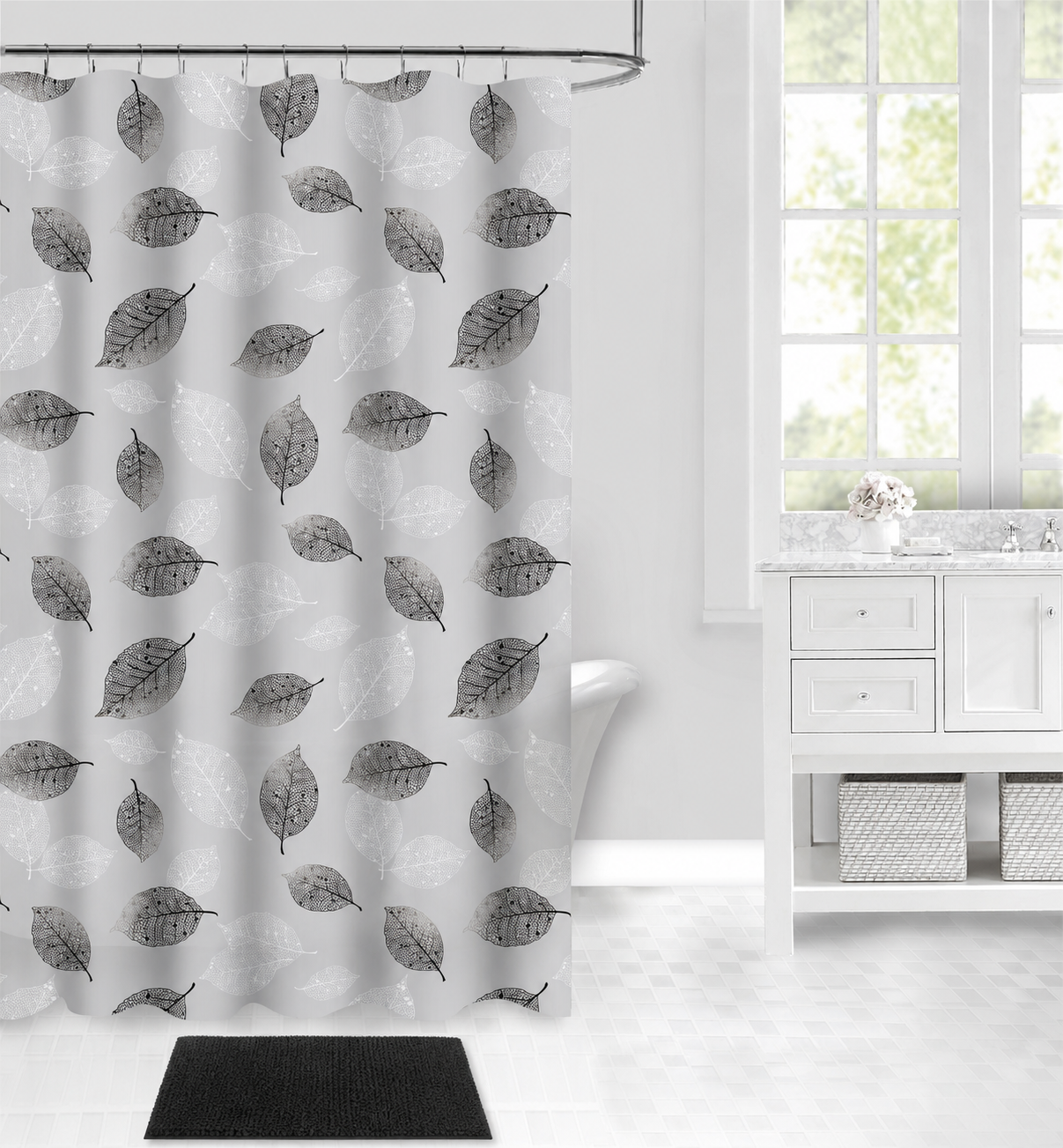 Peva Shower Curtain Set - House Well