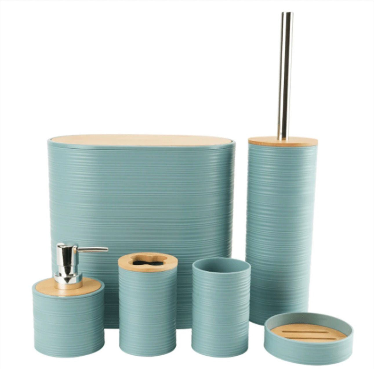Oval Bathroom Accessory Set