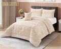 Embroidered Comforter Set Double "Waves" - Home Luxury