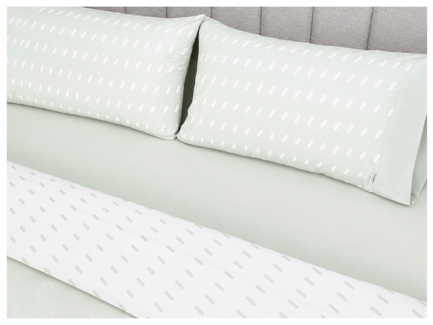 Sprinkle Print Double Fitted Sheet - Cannon