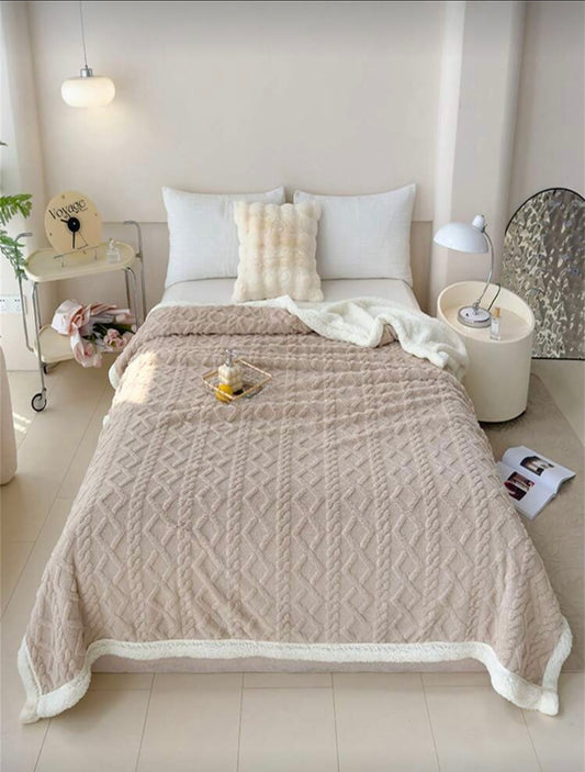 Double jacquard blanket - Home Luxury