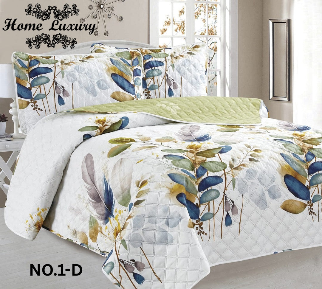 Double Printed Bedspread - Home Luxury