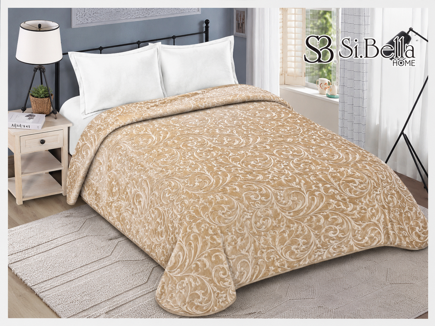 Plain Double Blanket - Bella