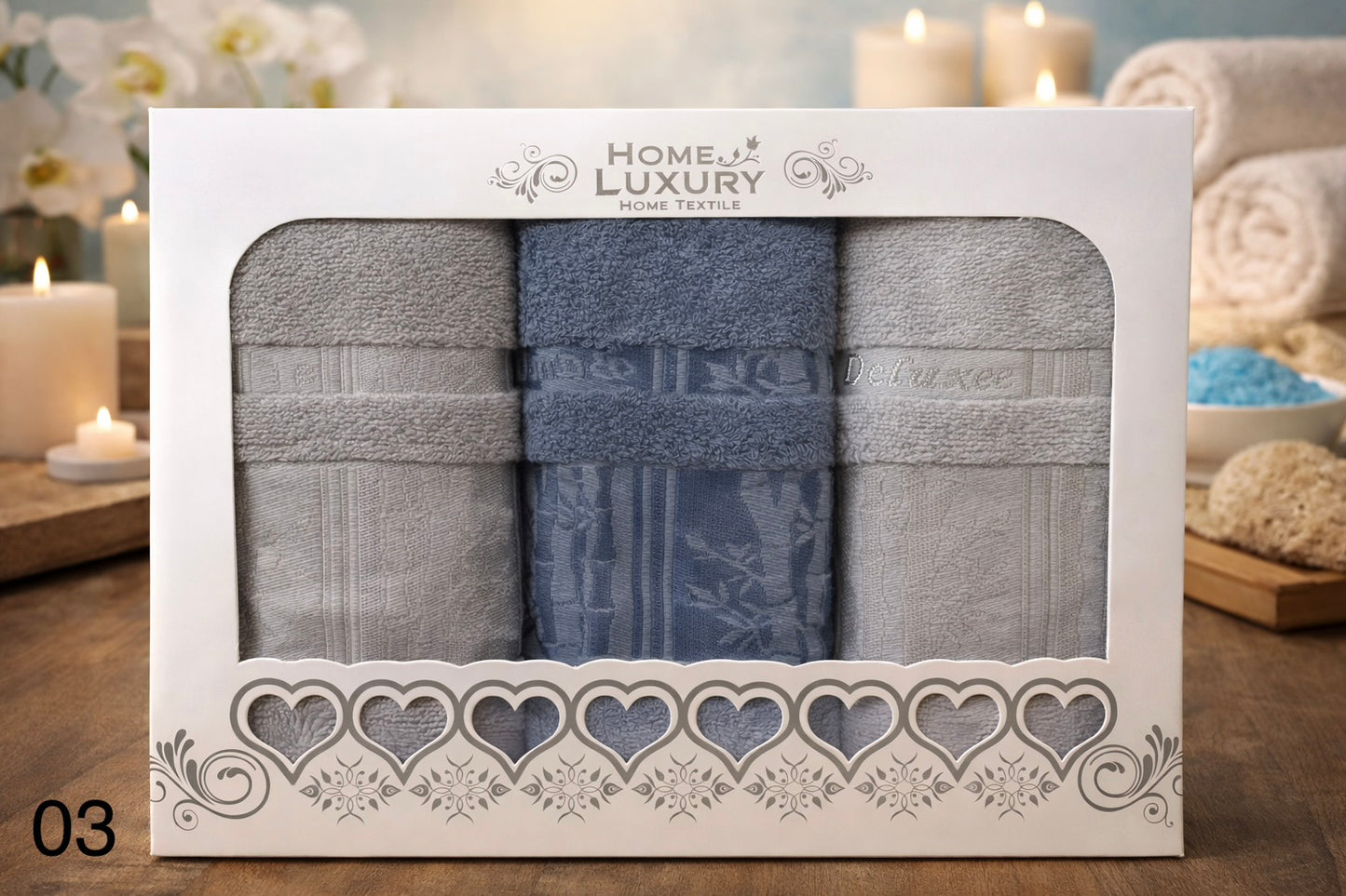 3 PCS Set Towel Box - Home Luxury