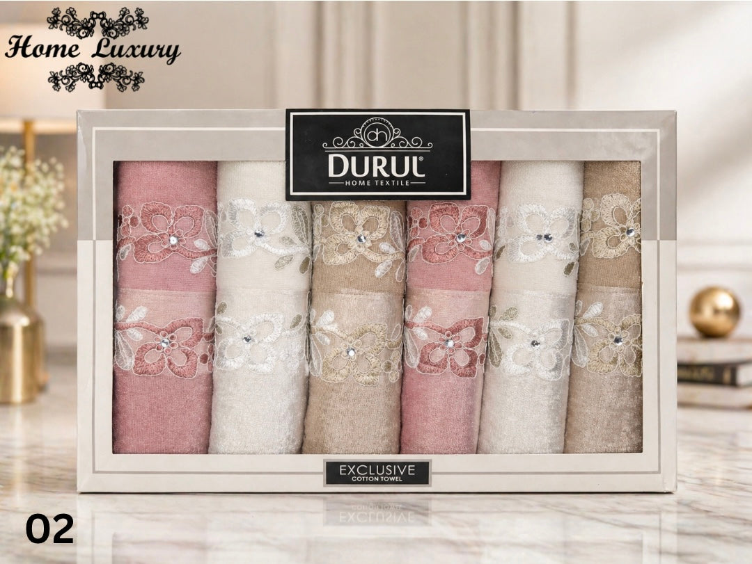 Embroidered Towel Box Set - Durul