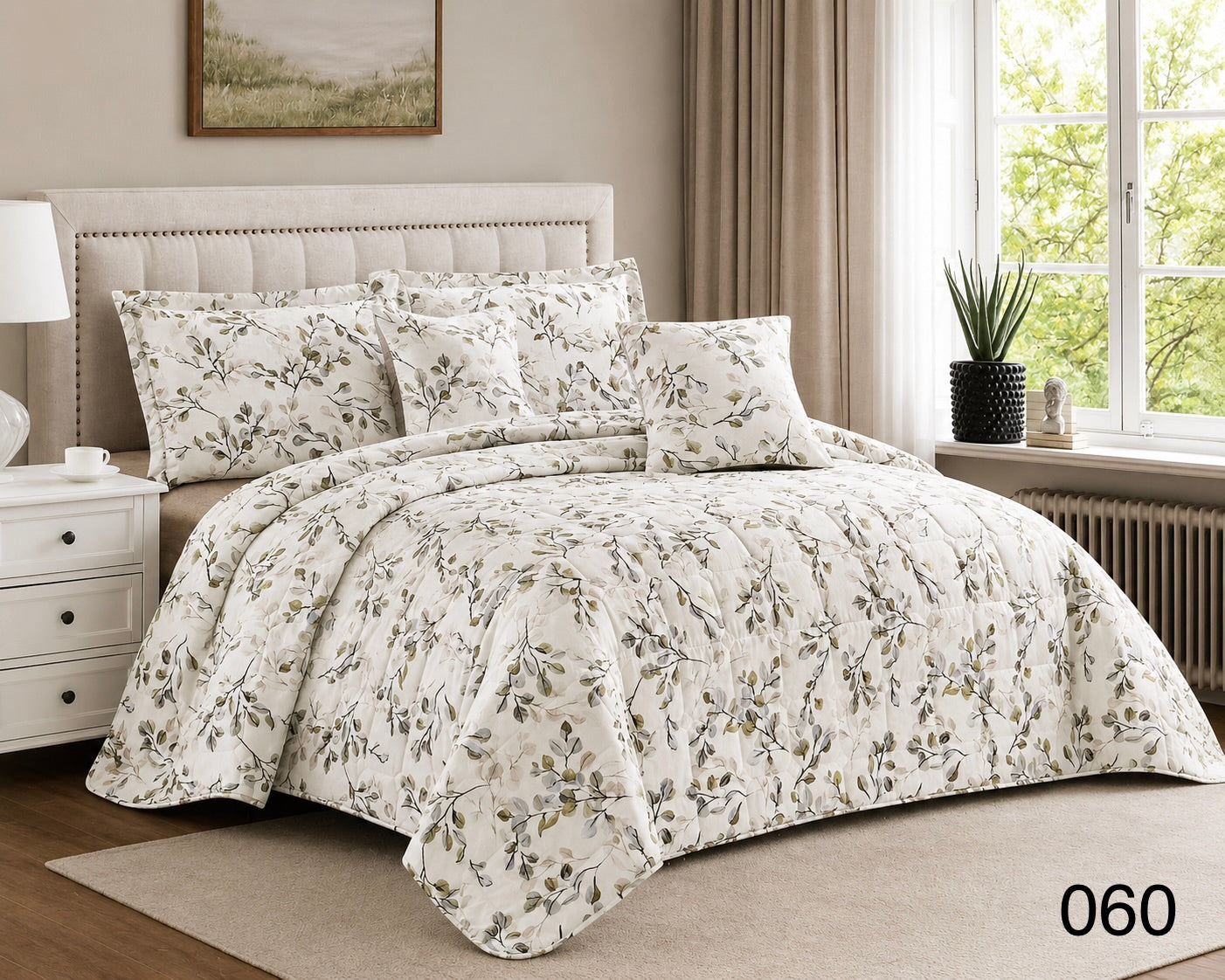 Printed Single Bedspread Set - Sweet Nights