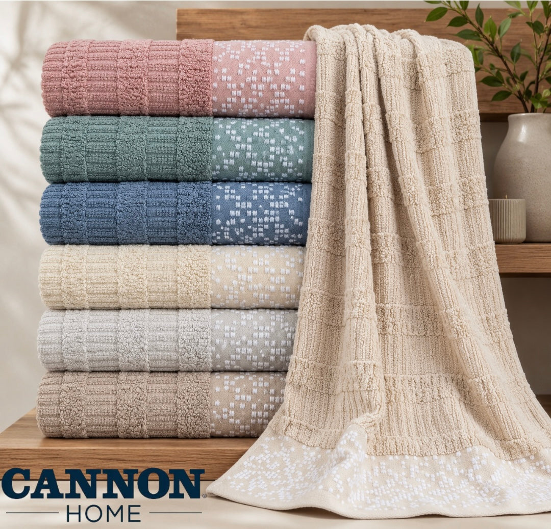 Geometric Jacquard Towel - Cannon