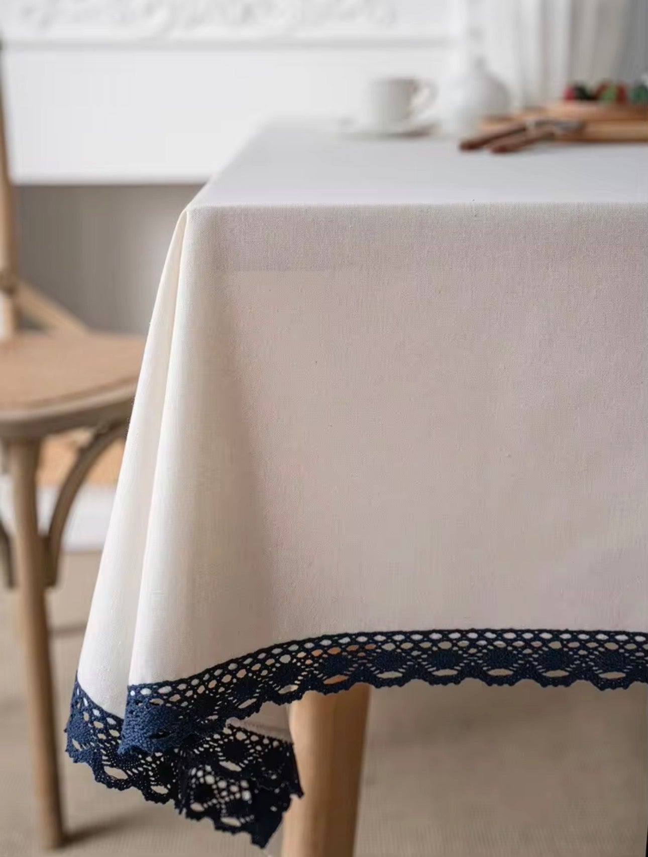 Tablecloth "Plain Lace Border" - Naonao