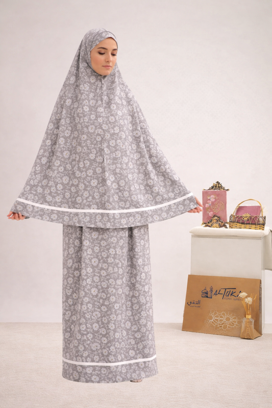 Women Prayer Set "Cloudy Floral"