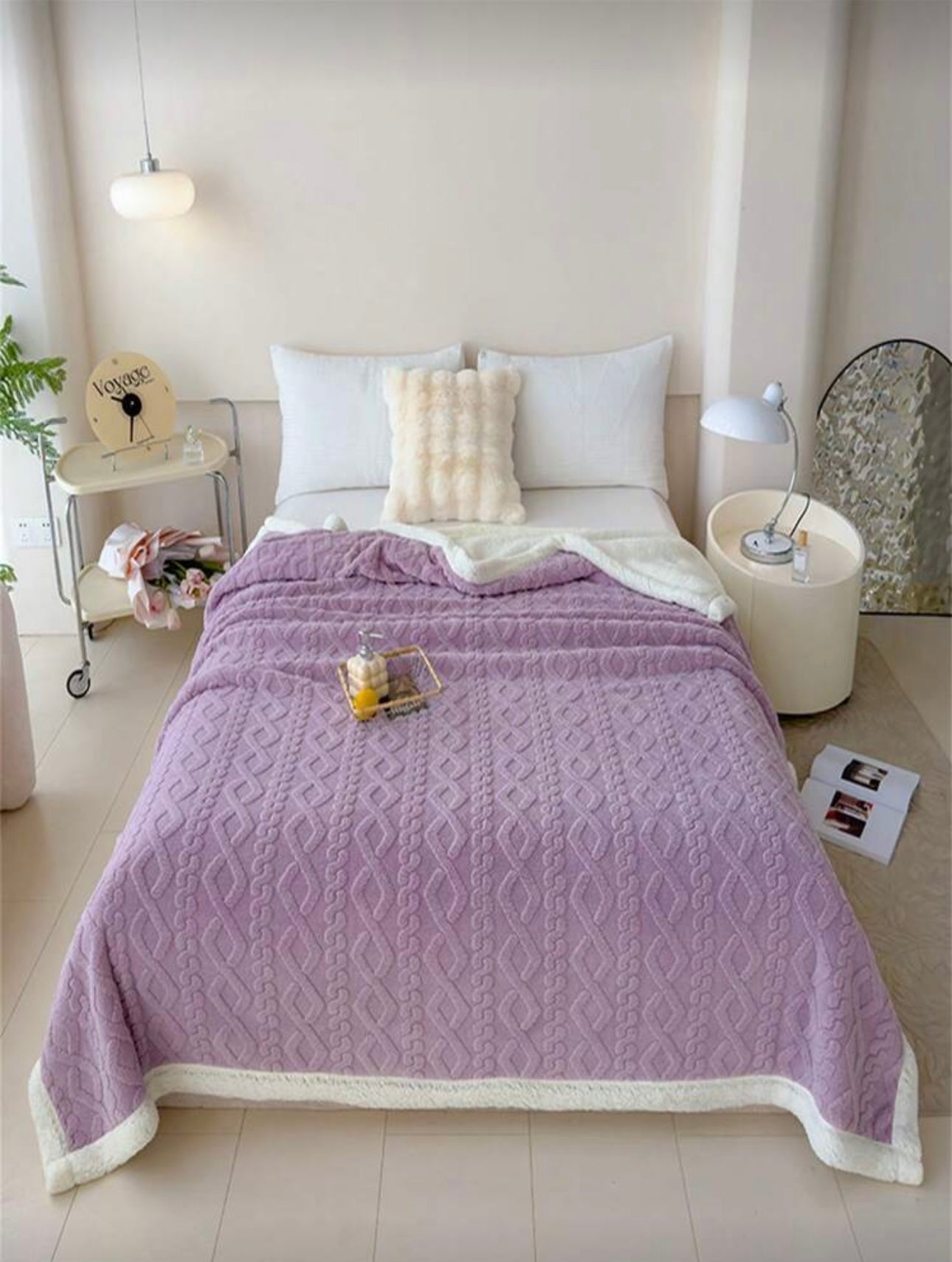 Double jacquard blanket - Home Luxury
